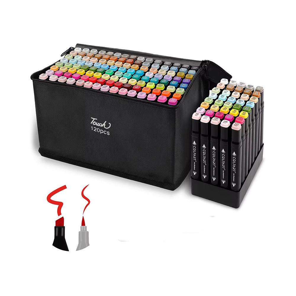 Set de plumones de 120 Colores con bolso de tela - Imagen 11