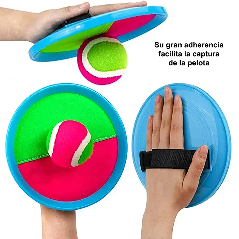 Juego de paletas adhesivas atrapa y lanza - Imagen 21
