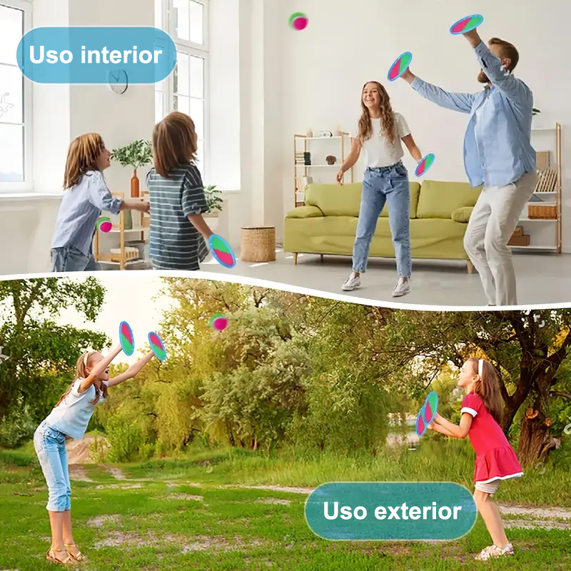 Juego de paletas adhesivas atrapa y lanza - Imagen 19