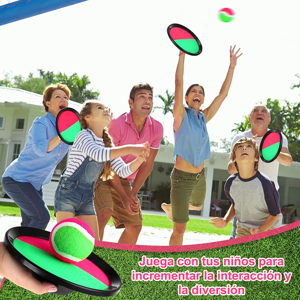 Juego de paletas adhesivas atrapa y lanza - Imagen 20