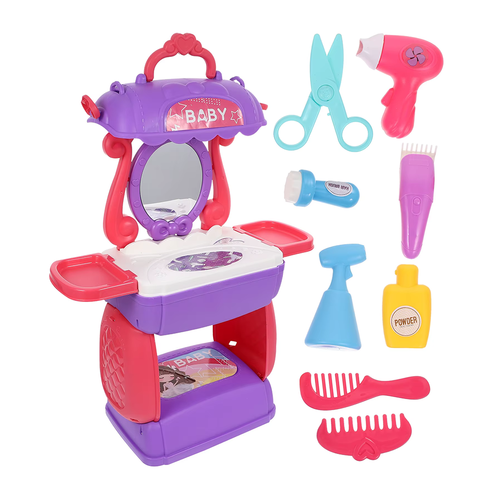 Salon de belleza con tocador y bolso 3 en 1 - Imagen 3