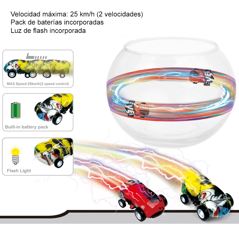 Juego de autos de carrera Speed Laser Car USB - Imagen 13