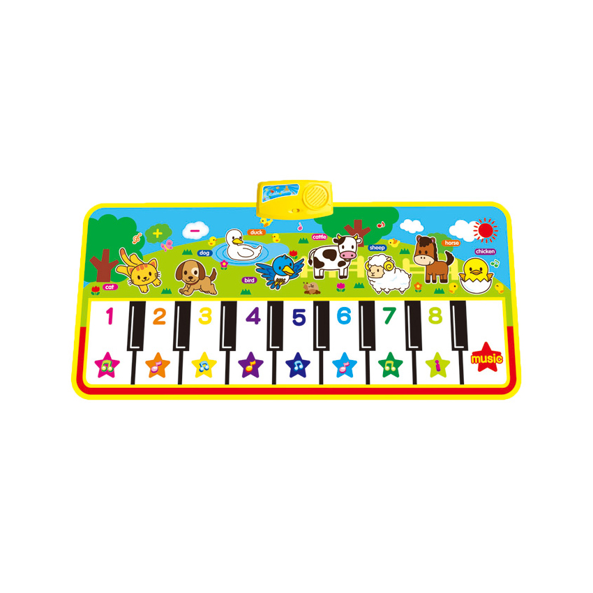 Teclado alfombra con sonidos y música de animales - Imagen 2