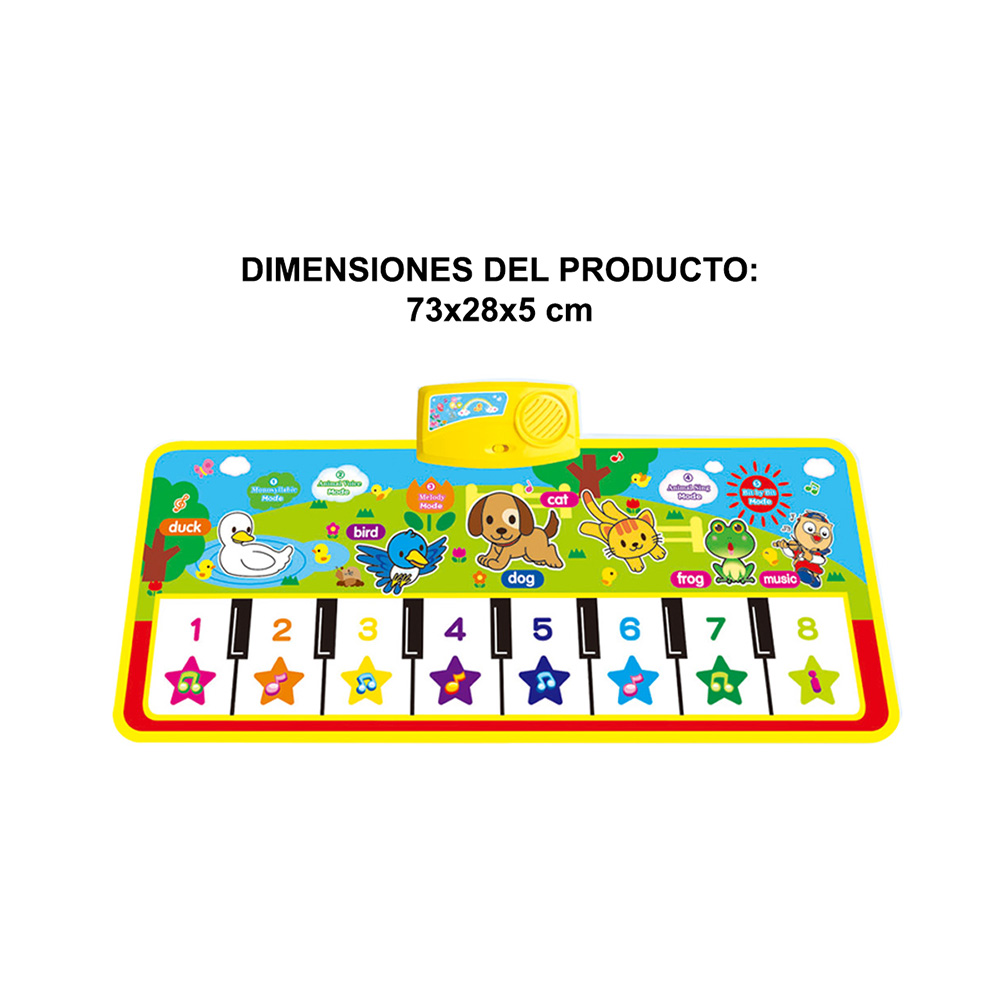 Teclado alfombra con sonidos y música de animales - Imagen 22